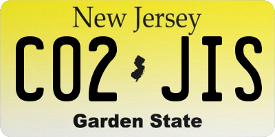NJ license plate C02JIS