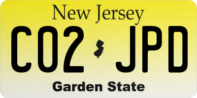 NJ license plate C02JPD