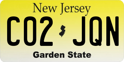 NJ license plate C02JQN