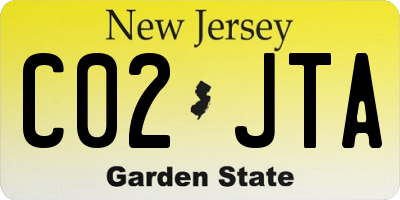 NJ license plate C02JTA
