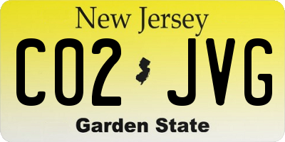 NJ license plate C02JVG