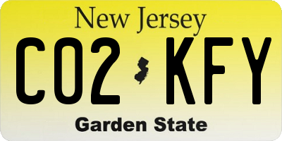 NJ license plate C02KFY