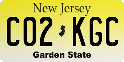 NJ license plate C02KGC