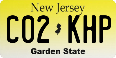 NJ license plate C02KHP