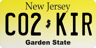 NJ license plate C02KIR