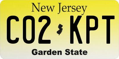 NJ license plate C02KPT