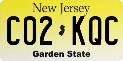NJ license plate C02KQC