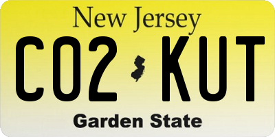 NJ license plate C02KUT