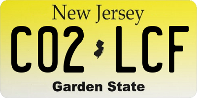 NJ license plate C02LCF