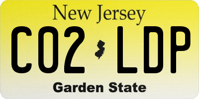 NJ license plate C02LDP
