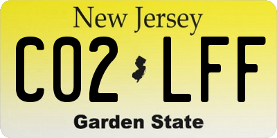 NJ license plate C02LFF