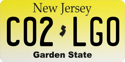 NJ license plate C02LGO