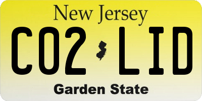 NJ license plate C02LID