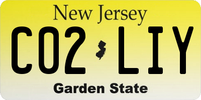 NJ license plate C02LIY