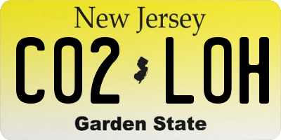 NJ license plate C02LOH
