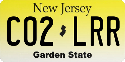 NJ license plate C02LRR