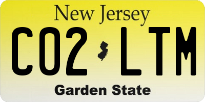 NJ license plate C02LTM