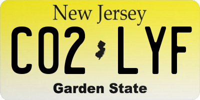NJ license plate C02LYF