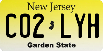 NJ license plate C02LYH