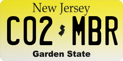 NJ license plate C02MBR