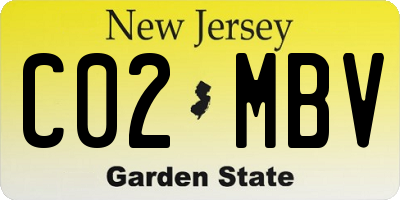 NJ license plate C02MBV