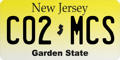 NJ license plate C02MCS