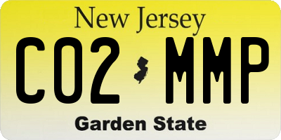 NJ license plate C02MMP