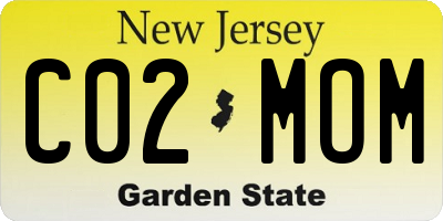 NJ license plate C02MOM