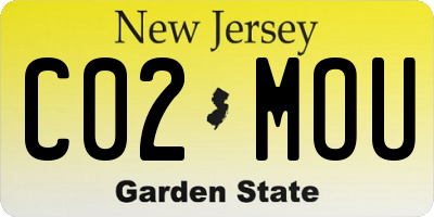 NJ license plate C02MOU