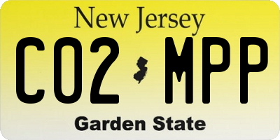 NJ license plate C02MPP