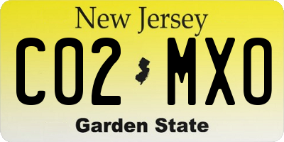 NJ license plate C02MXO