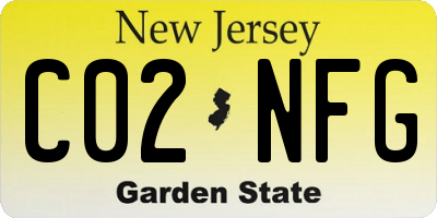 NJ license plate C02NFG