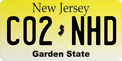NJ license plate C02NHD