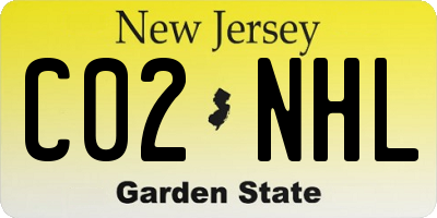 NJ license plate C02NHL