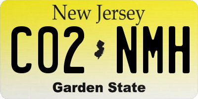 NJ license plate C02NMH