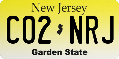 NJ license plate C02NRJ