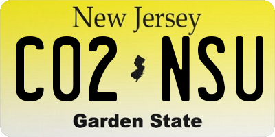 NJ license plate C02NSU