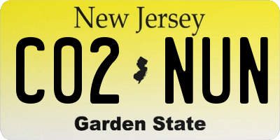 NJ license plate C02NUN