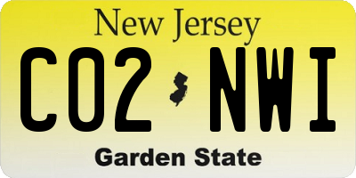 NJ license plate C02NWI