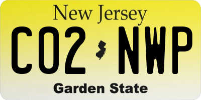 NJ license plate C02NWP