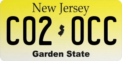NJ license plate C02OCC