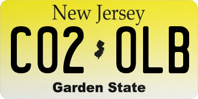 NJ license plate C02OLB