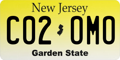 NJ license plate C02OMO