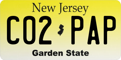 NJ license plate C02PAP