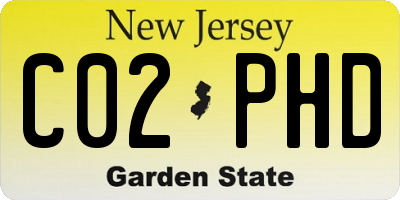 NJ license plate C02PHD