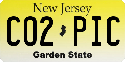 NJ license plate C02PIC