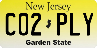 NJ license plate C02PLY