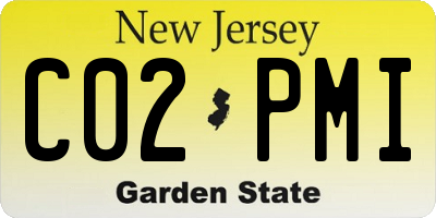 NJ license plate C02PMI