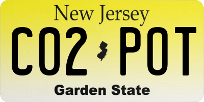 NJ license plate C02POT