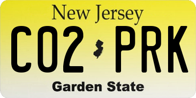 NJ license plate C02PRK
